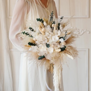 Weißer Blumenstrauß, Hortensie Blumenstrauß, Rosenstrauß, weißer Hochzeitsstrauß, Brautstrauß, Brautjungfern-Blumenstrauß, Brautstrauß, Hochzeitsstrauß