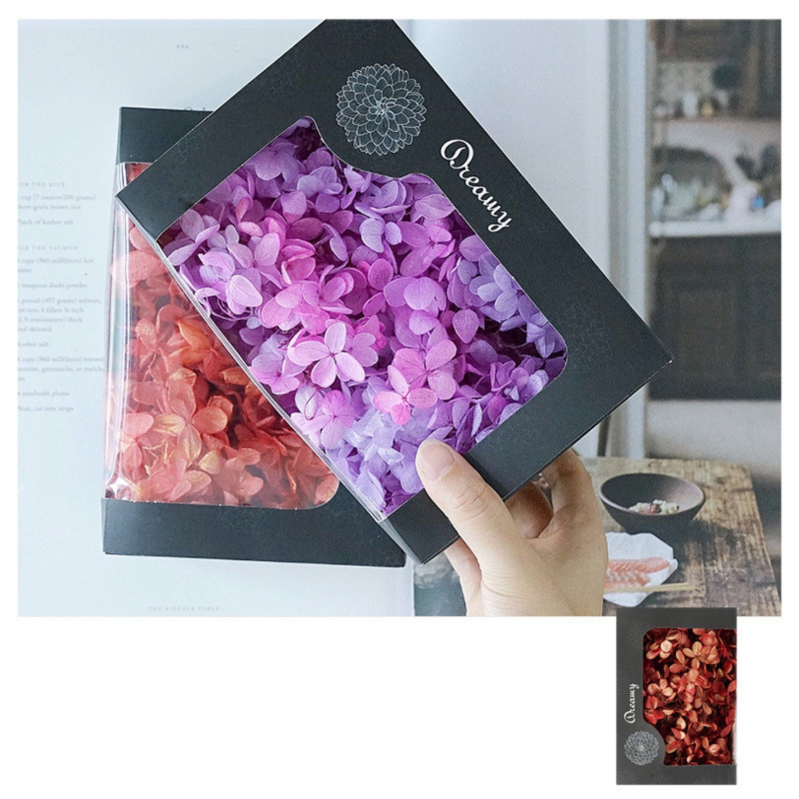 20G Doublecolor Dried Flower Real Preserved Flower Preserved Etsy