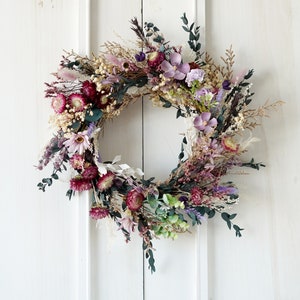 Spring Wreaths, Handmade Wreaths,Dry Wreath,Artificial Flowers Wreath,Front Door Wreath,Wall Door Wreaths,Dried Flowers Wreaths,Daisy Wreath image 7