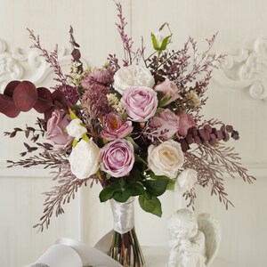 Wedding Bouquet,Bridal Bouquet,Bridesmaid Bouquet,Pampas Grass Bouquet,Dried Flower Bouquet,Wedding decoration,Artificial Flowers Bouquet