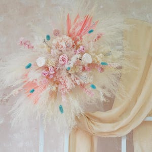 Pink Wedding Arch Flower,Blush Wedding Arch Flower,Rose Arch Flower,Wedding Backdrop,Wedding Decoration,Boho Arch Flower