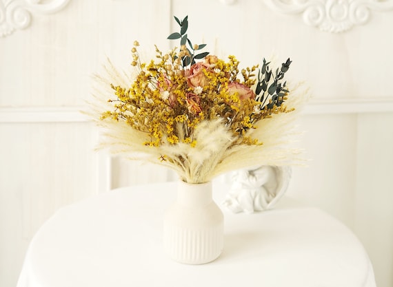 Yellow Bouquet,Dried flower bouquet,P...