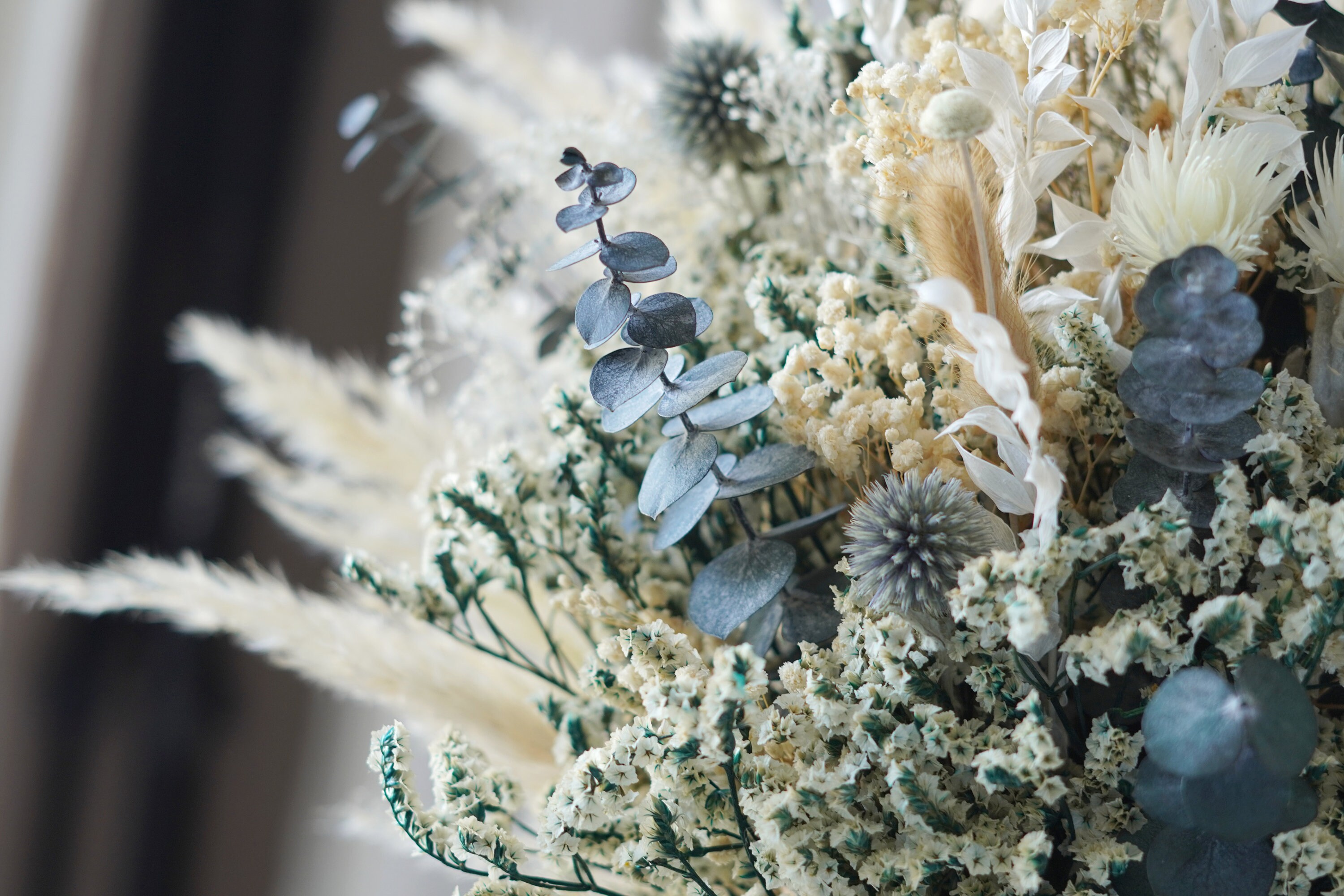 Dried Flowers Bouquet MARSEILLE, Blue Decorative Bouquet of Natural Dried  and Preserved Flowers, Eco-responsible , Blue Wedding Bouquet -  Norway