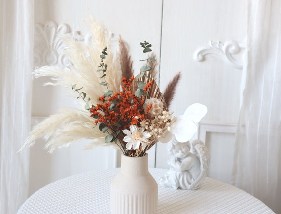 Flores secas naturales, ramo de flores reales, decoración de la habitación  del hogar, accesorios de decoración de boda, Material de resina epoxi DIY -  AliExpress