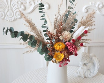 Dried flower bouquet,Pampas Grass bouquet,vase filler,dried flowers,natural flower decor,Flower Arrangement,home decoration, home bouquet