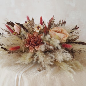 Silk Flower Centerpiece,Pampas Grass Wedding centerpiece,Table Centerpieces,Wedding Arch Decor,Wedding Centerpieces