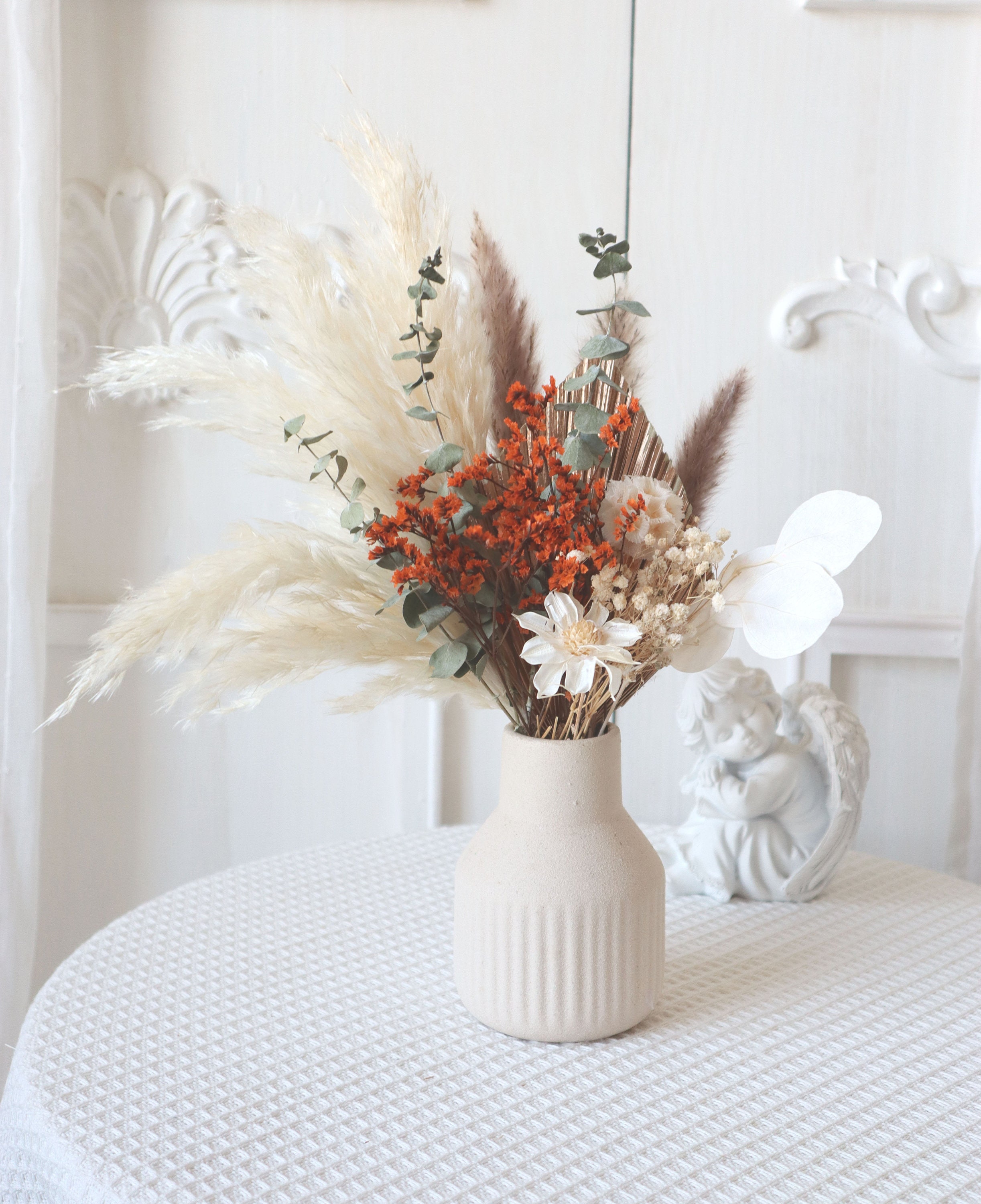 Mini fiori secchi decorativi respiro del bambino Bouquet di fiori piante  naturali conserva floreale per regali di decorazione della decorazione  della