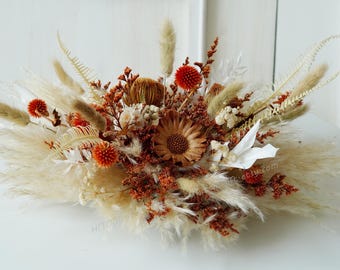 Rust Colored Wedding Decoration Flower,Wedding Table Centerpiece Flowers,Burnt Orange Wedding Table Centerpieces,Wedding Floral Arrangements