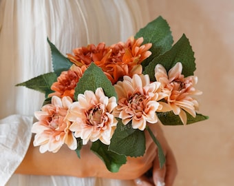 10.4“ Silk Dahlia | Artificial Dahlia | Silk Flower
