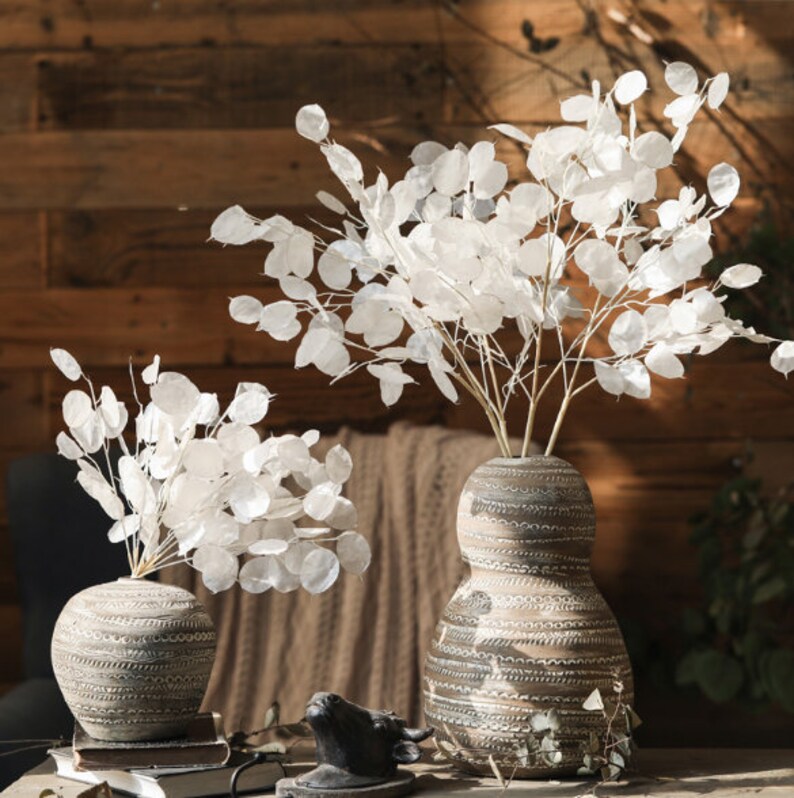 Hot Sale Money Plant Bouquet Faux Plant Silver Dollar Plant Etsy