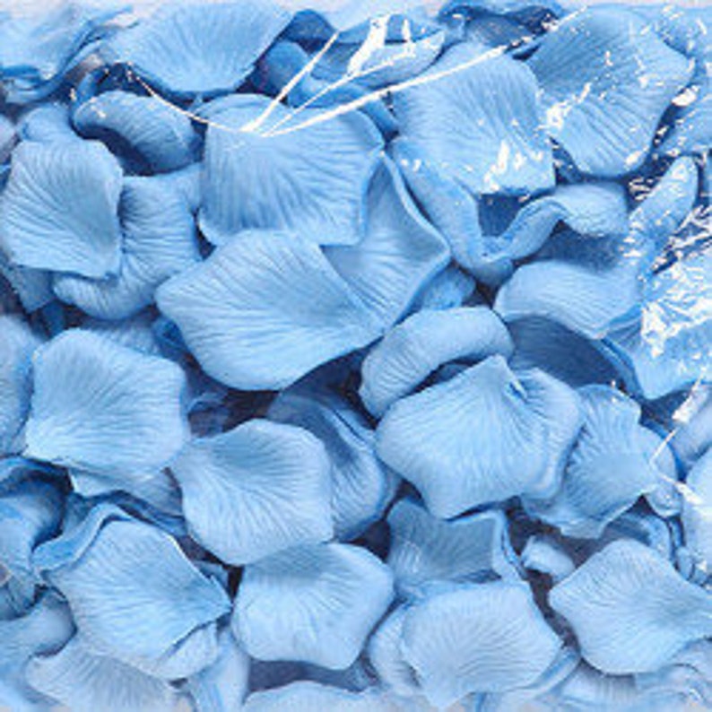 4 Colors Blue Silk Rose Petals 4500 Petals Silk Rose Petals Etsy