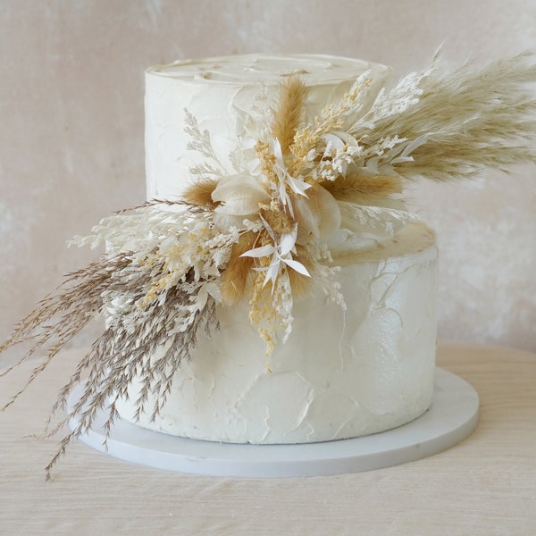 Pampas Grass Cake Decoration-Dried Flower Cake Decoration-Party Cake Decoration-Wedding Cake Decoration-Flower Cake Decoration