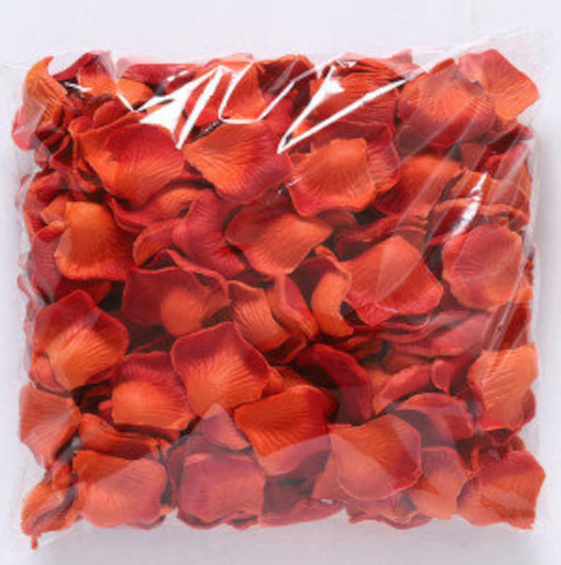 4 Colors Red Silk Rose Petals 4500 Petals Silk Rose Petals Etsy