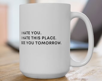 Sarcastic Coworker Coffee Mug, Humorous Office Gift