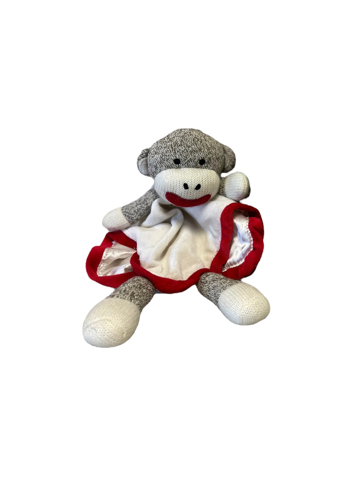 Baby Starters Sock Monkey Rattle Lovey Security Blanket Etsy