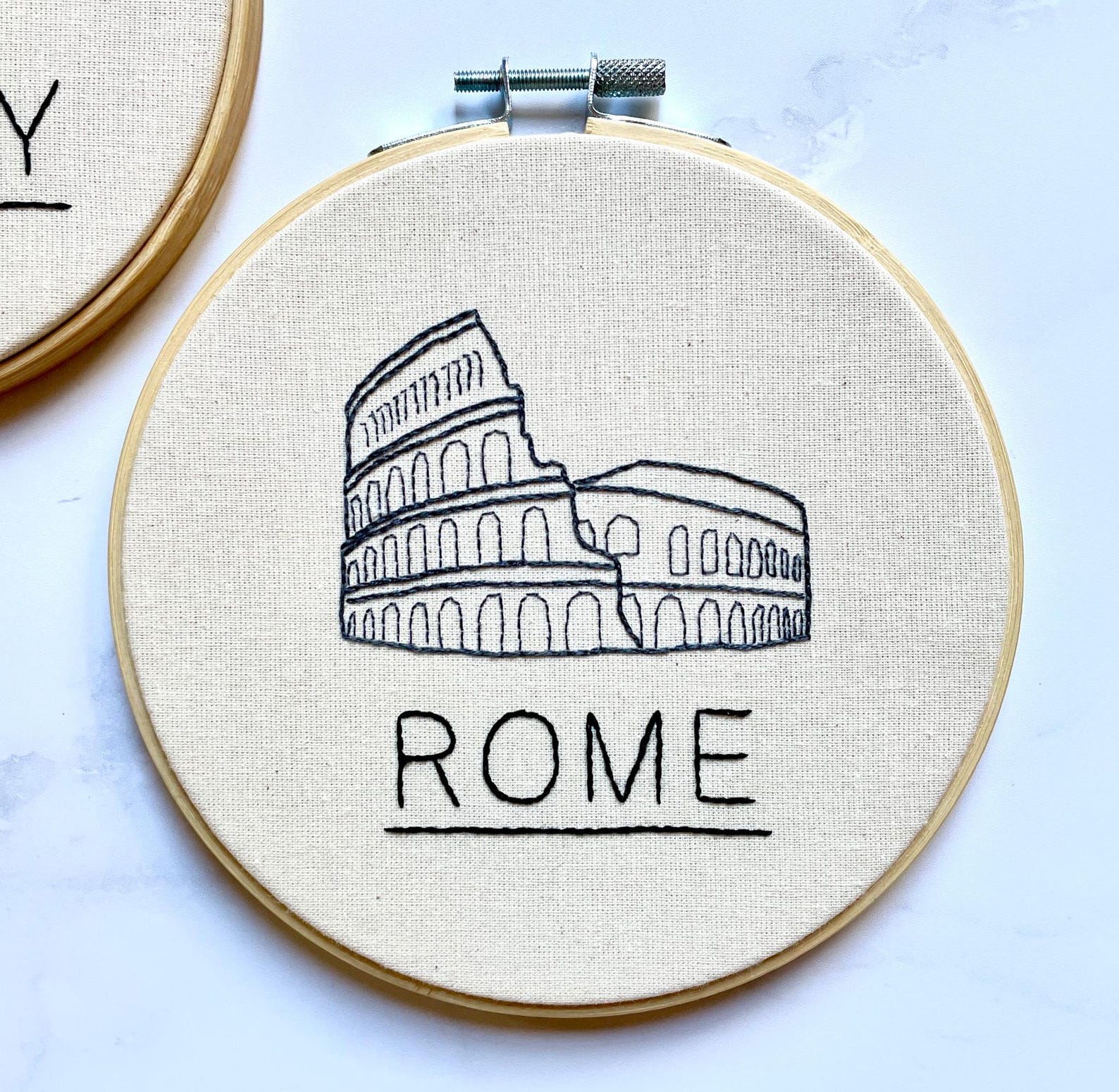 World Cities Series - Set of 5 Embroidery Patterns - London Sydney Rome ...