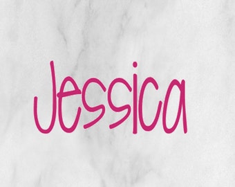 Custom Name Decal Choose Font