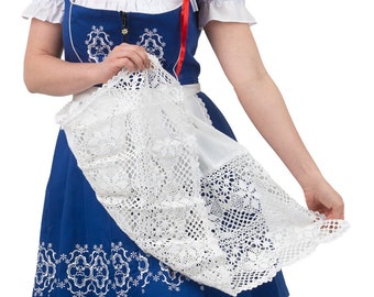 Blue Bavarian 3 Piece Dirndl Set, Authentic Oktoberfest Dirndl Dress, Celebrate German and Bavarian Culture, Available in Sizes 2-26