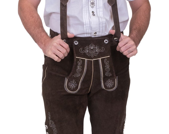 Ledershorts Merida schwarz main image 0