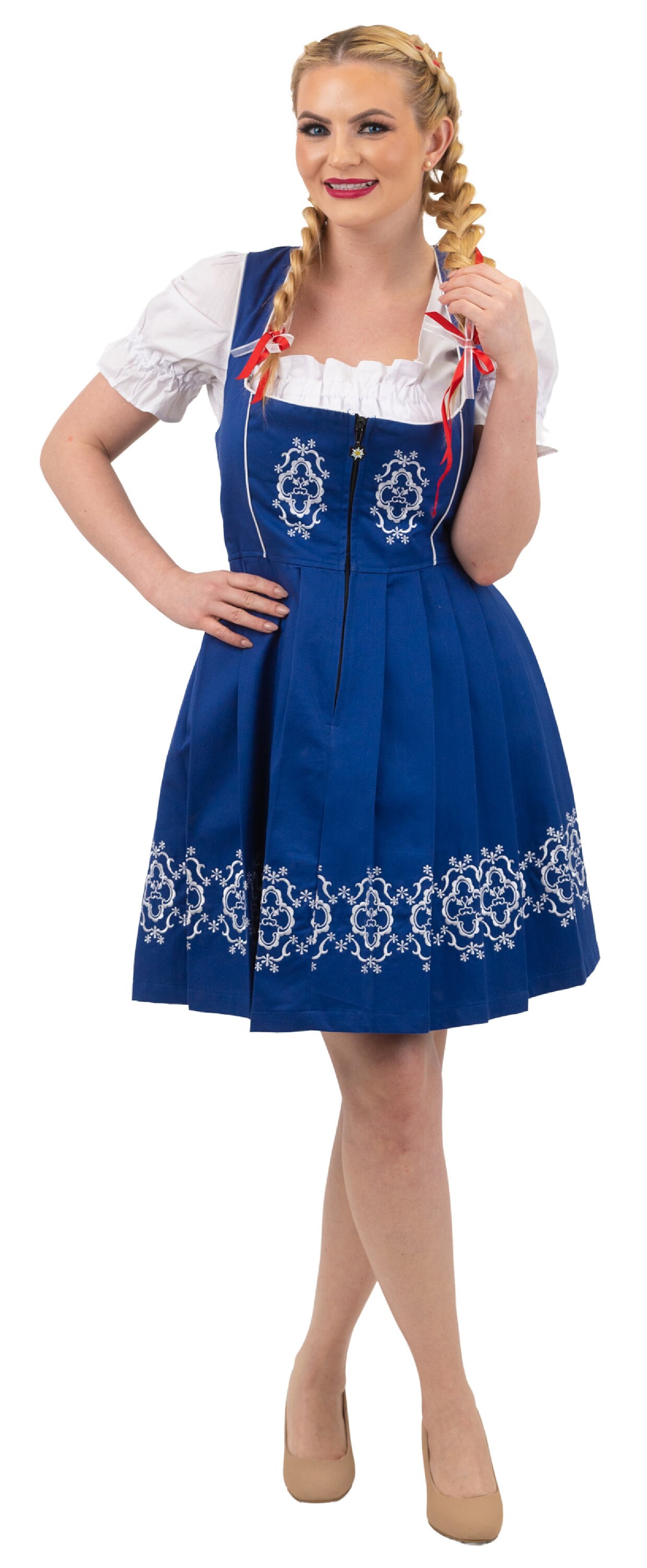 ina blue cheese dressing Retro Stage Traditional Oktoberfest Bavarian Carnival Dirndl Dress