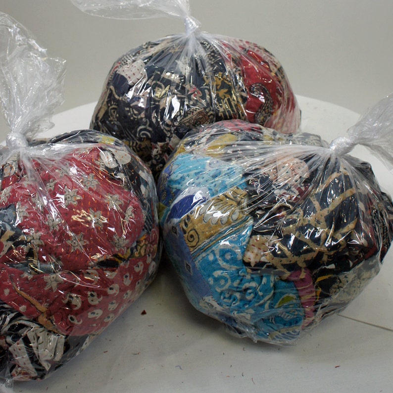 Fabric Sale Original Kantha Mix Scraps Etsy