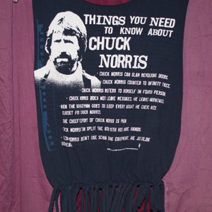 Chuck Norris Facts Tote Bag, Grocery Tote, Book Bag, Shoulder Bag, Tee Tote image 2