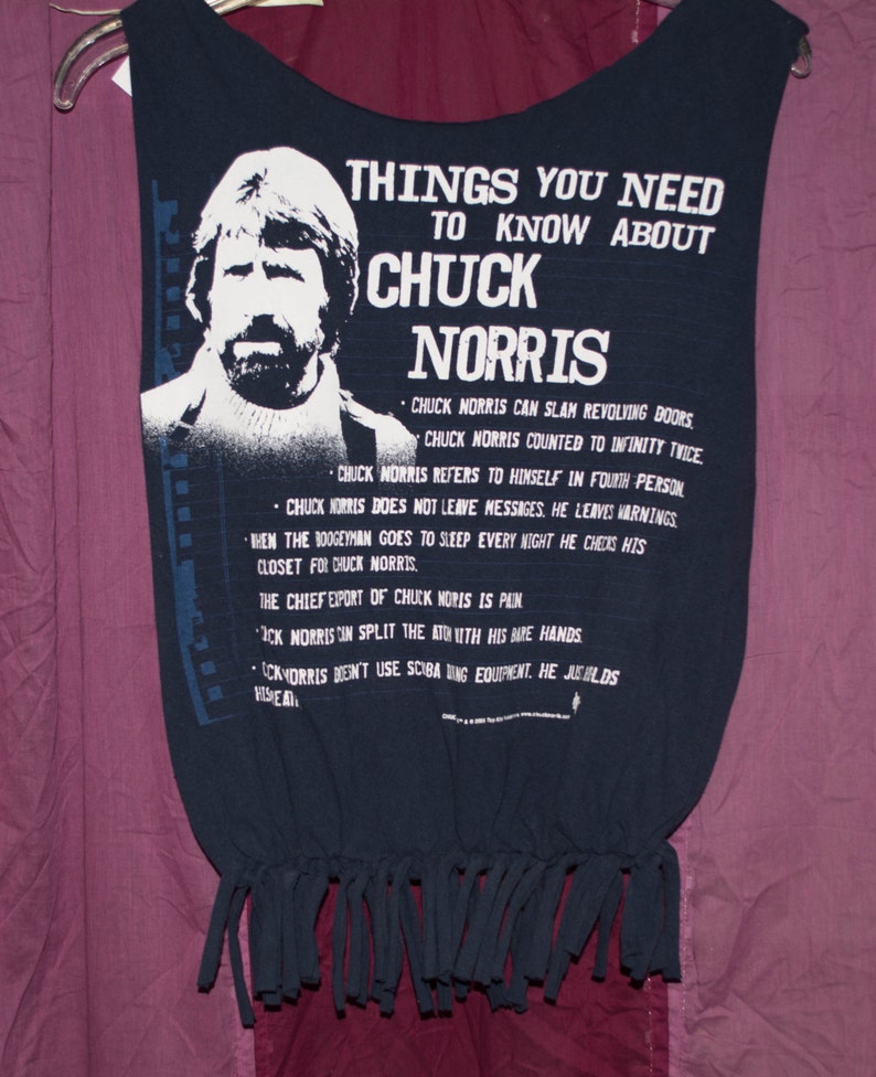 Chuck Norris Facts Tote Bag, Grocery Tote, Book Bag, Shoulder Bag, Tee Tote image 2