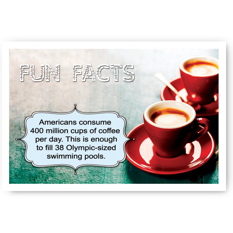 FUN FACTS Postcard Set of 20. Post Card Variety Pack With Etsy