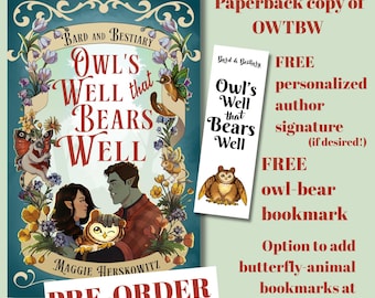 PRE-ORDER Owl's Well That Bears Well: A Cozy Comedic Romantasy Shakespeare Adaptation