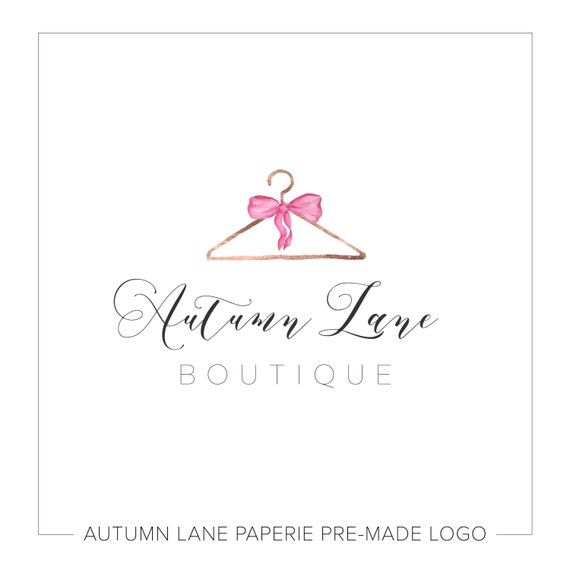 Premade Logo Design Watercolor Logo Feminine Logo Boutique | Etsy