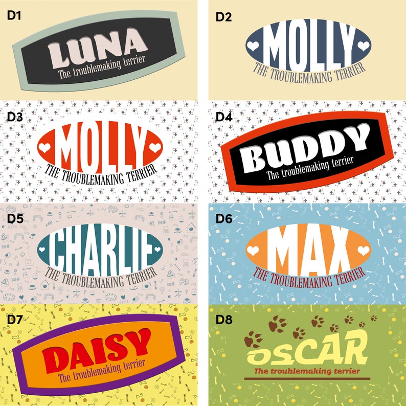 Ultimate Animal House Name Plaque Personalised With a Custom Etsy Denmark