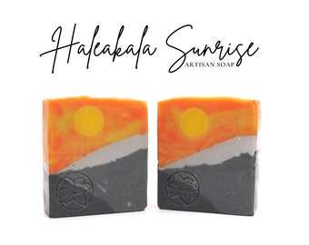 Haleakala Sunrise | Vegan | Palm Free | Handcrafted  Organic Moisturizing Soap | Pineapple Papaya