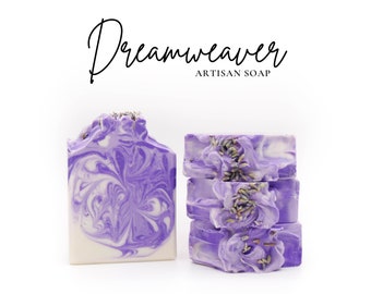 Dreamweaver | Lavender & Chamomile Essential Oils | Vegan | Palm Free | Handcrafted  Organic Moisturizing Soap