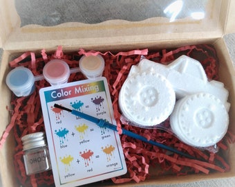 Paint Your Own Bath Bomb Kit| Kids Bath Bomb with Color Surprise