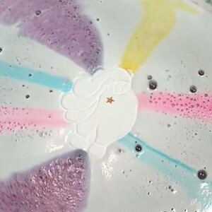Magical Farts | Large Bath Bomb | Rainbow Surprise Bath Bomb image 2
