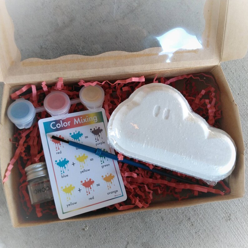 Paint Your Own Bath Bomb Kit| Kids Bath Bomb with Color Surprise image 3