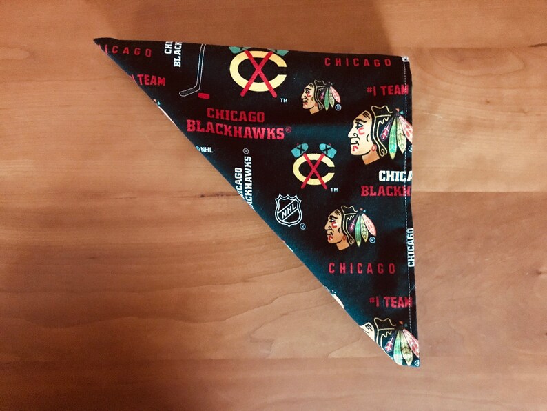 Chicago Blackhawks Dog BandanaHockey Pet AccessoryReady To Etsy