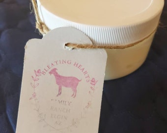 Homemade goat milk lotion, various sizes