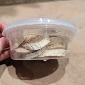 Freeze dried bananas