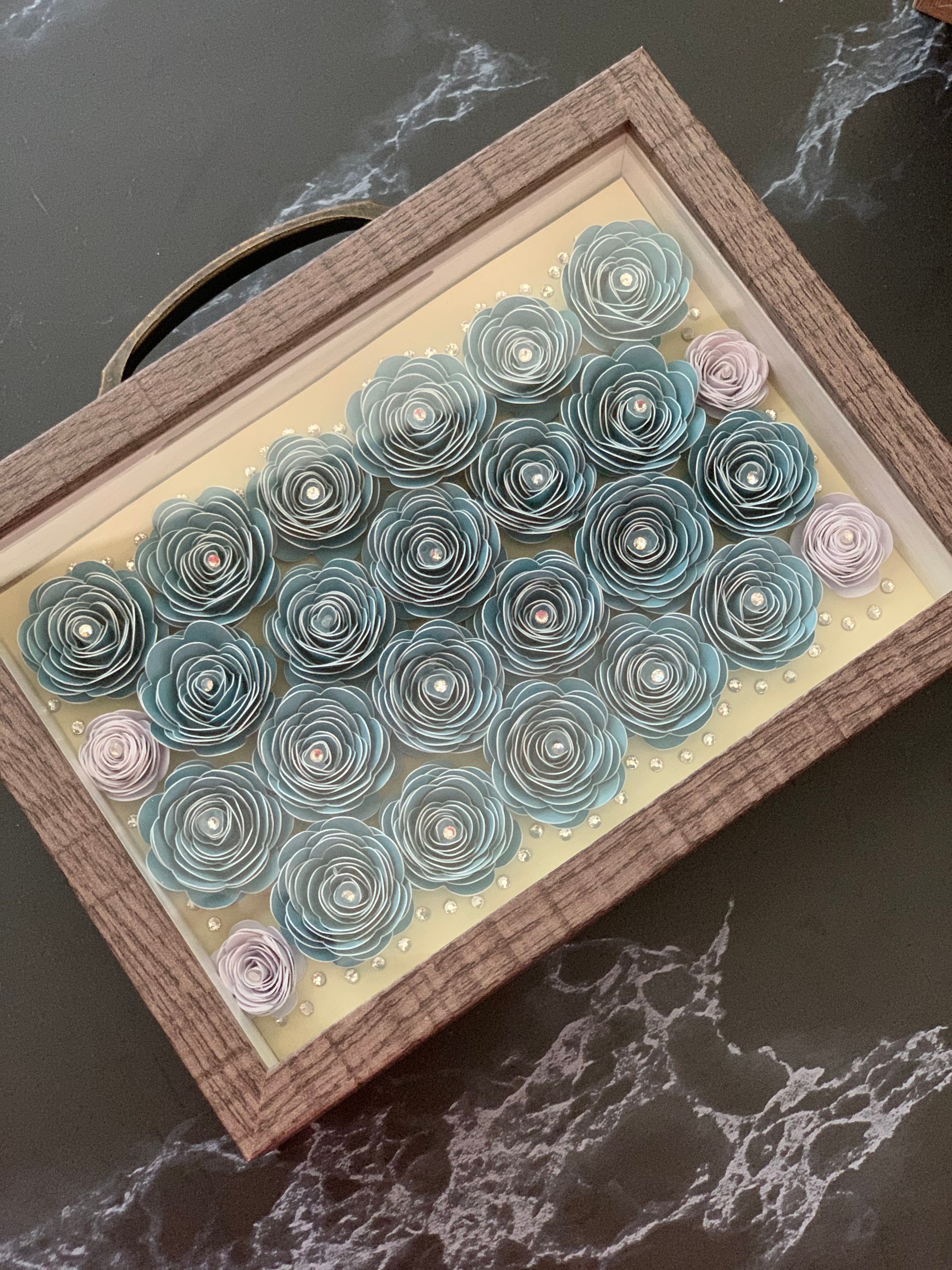 Custom 5 x 7 Money Bank/ Shadow Box/ Picture Frame with Etsy