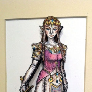 3D Fantasy Art:  Princess Zelda from Legends of Zelda