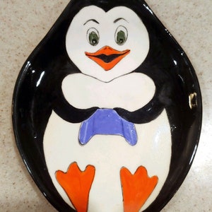 Video-gamer Penguin Spoonrest