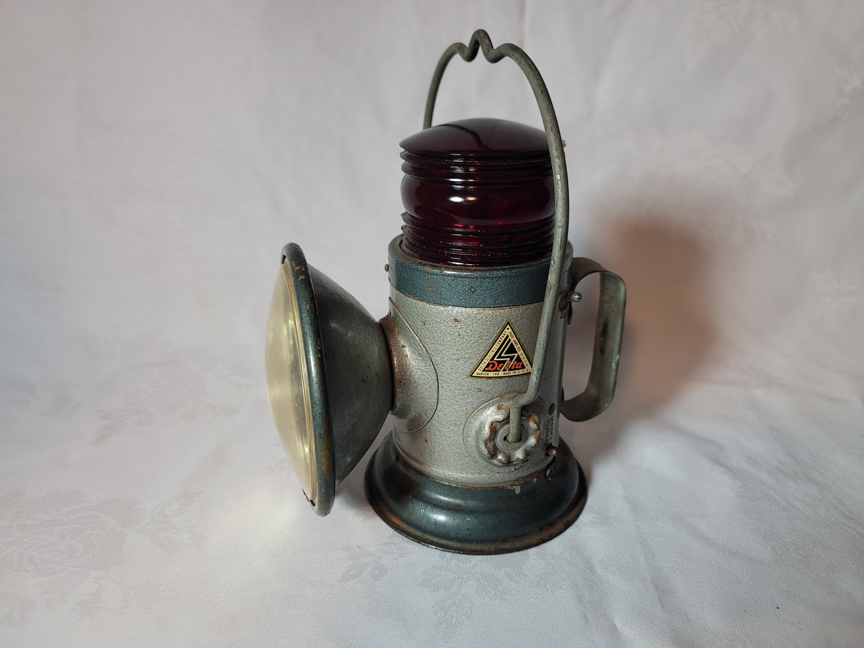 Vintage Delta Powerlite Lantern Flashlight and Dome Light Untested