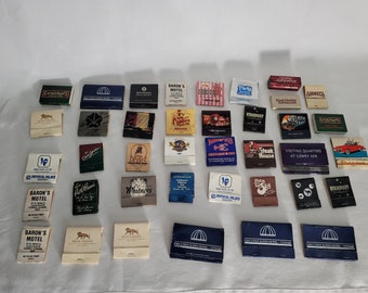 Lot of old matchbooks