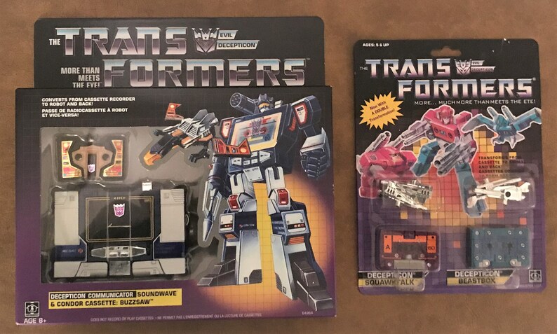 g1 transformers cassettes