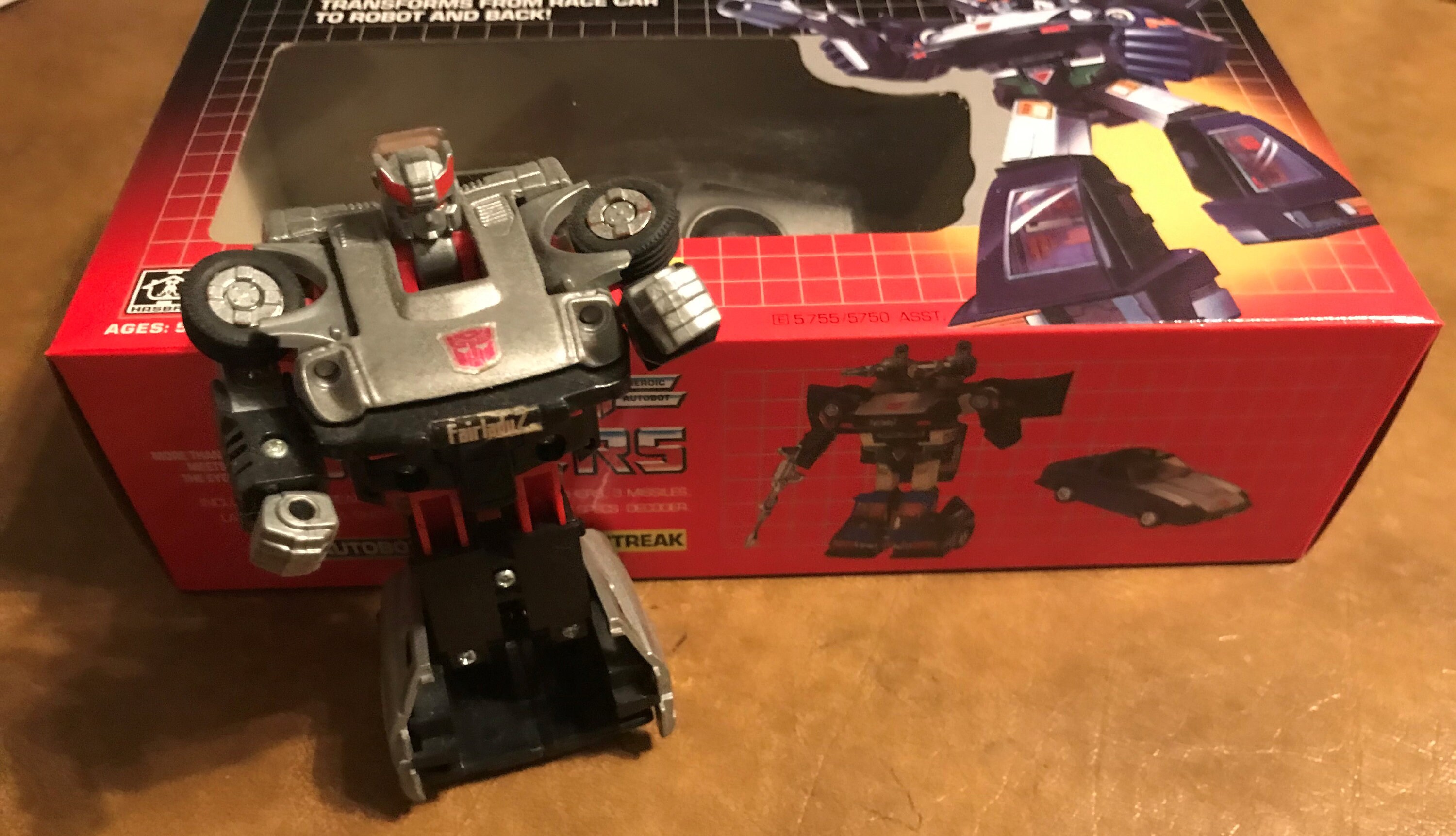 Transformers G1 Reissue Autobot Bluestreak Never Opened, 100 Factory