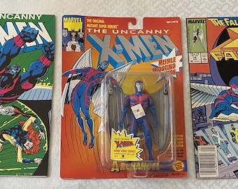X-men Archangel Set of (3ea) | First Appearance Comic + Classic