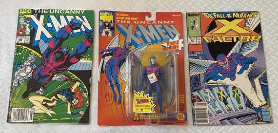 X-men Archangel Set of (3ea) | First Appearance Comic + Classic