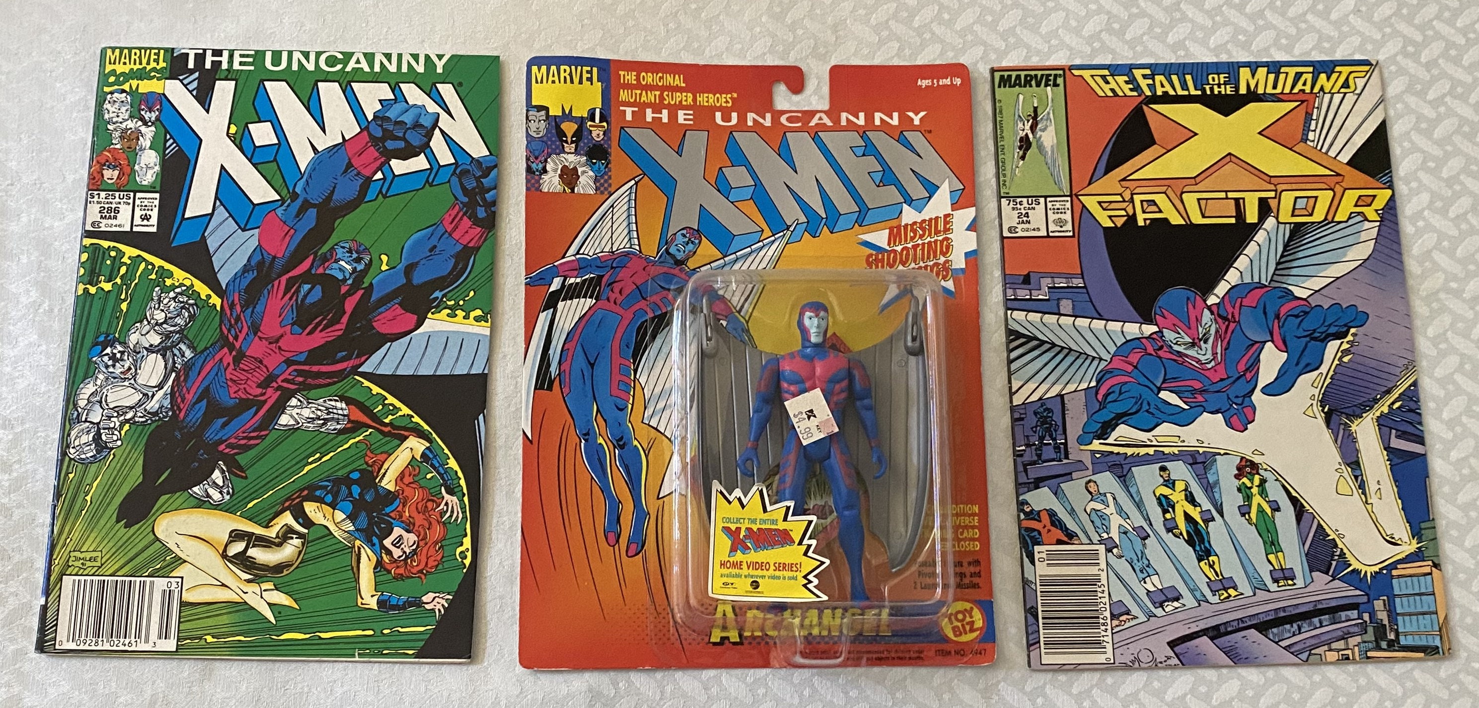 2004初版LGEARSOLIDTHETWINSNAKESアートブック X-men Archangel Set of (3ea) | First Appearance Comic + Classic