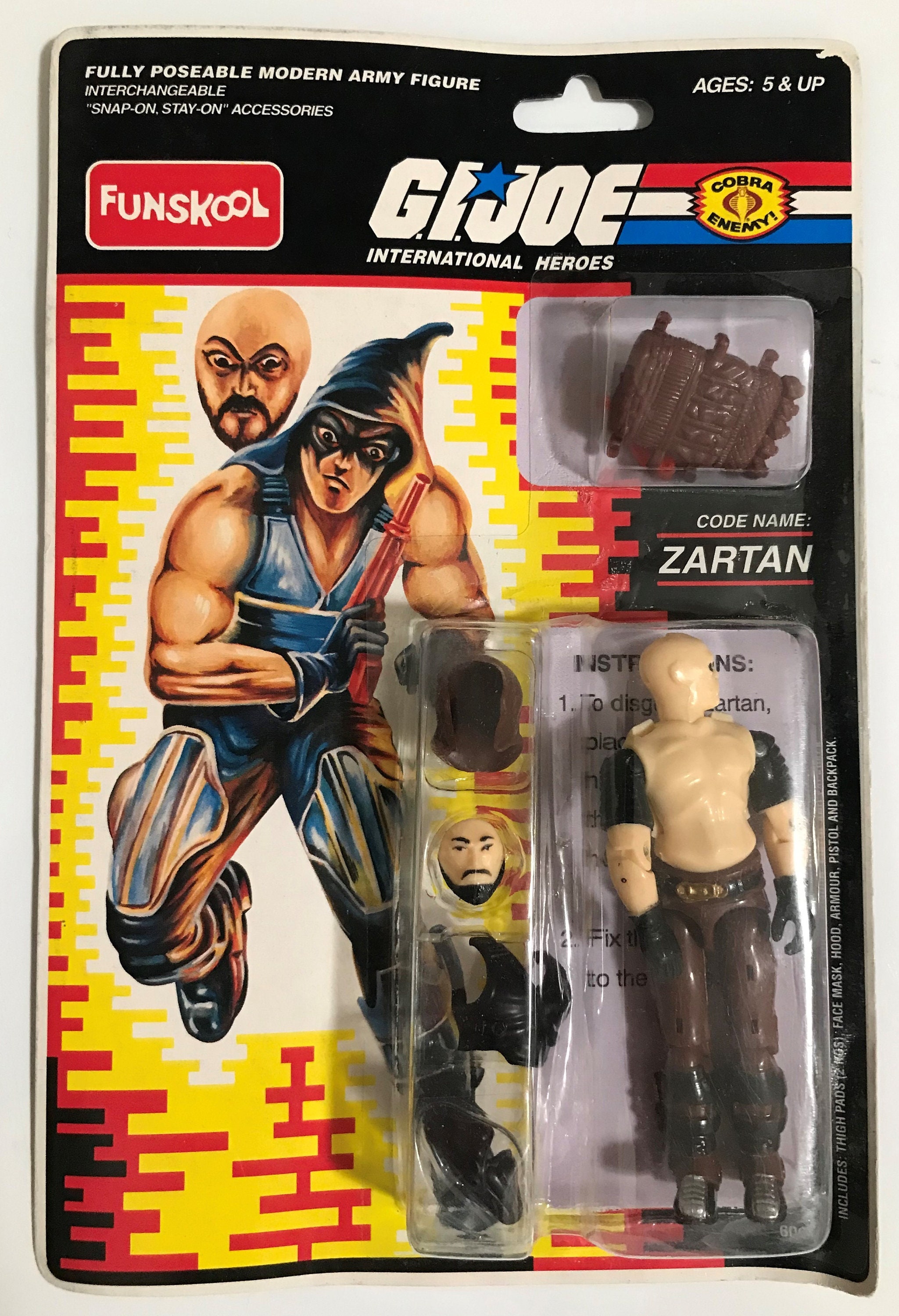 GI Joe Zartan Twin Brother Set of 2ea - Etsy